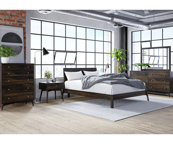 Woodcraft Furniture Mid-Century Modern Bedroom Sets