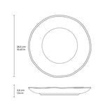 Organic Stoneware Dijon Dinner Plate, 10.4"