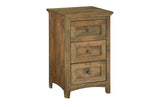 Emmerson 3 Drawer Nightstand - Woodcraft Furniture 