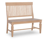 Vista Slatback Bench