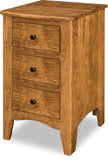 Carlston 3 Drawer Nightstand