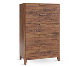 elite Woodworking 5 Drawer Chest modern sleek lines solid wood American made custom finished