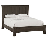 elite Woodworking Providence panel bed with low footboard option solid wood American made custom finished