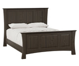 elite Woodworking Providence panel bed frame solid wood american made custom finished