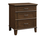 Plymouth 3 Drawer Nightstand