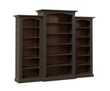 Deluxe Bookcase Wall Unit - 3 Piece