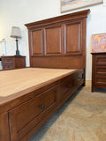 Clearance - McKenzie Queen Grand Storage Bed