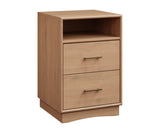 Java 2 Drawer Nightstand