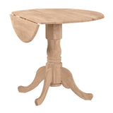 Round Drop Leaf Table