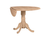 Round Drop Leaf Table