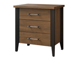 Uptown 3 Drawer Nightstand