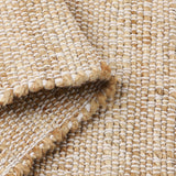 · REDEARTH · Jute Cotton Area Rug - 8'x10' Rectangular Rug, Sustainable Handwoven, Non-Shedding, Soft & Durable – Reversible, Neutral Tones for Home Décor in Living Room, Dining Room, Bedroom
