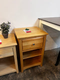 Clearance - Alder Shaker 1 Drawer Nighstand