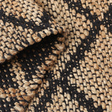 · REDEARTH · Jute Cotton Area Rug - 2'x6' Rectangular Rug, Sustainable Handwoven, Non-Shedding, Soft & Durable – Reversible, Neutral Tones for Home Décor in Living Room, Dining Room, Bedroom