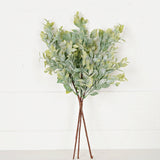 550326-18.5in Bush-Flocked Evergreen Ash Leaves