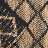 · REDEARTH · Jute Cotton Area Rug - 2'x6' Rectangular Rug, Sustainable Handwoven, Non-Shedding, Soft & Durable – Reversible, Neutral Tones for Home Décor in Living Room, Dining Room, Bedroom