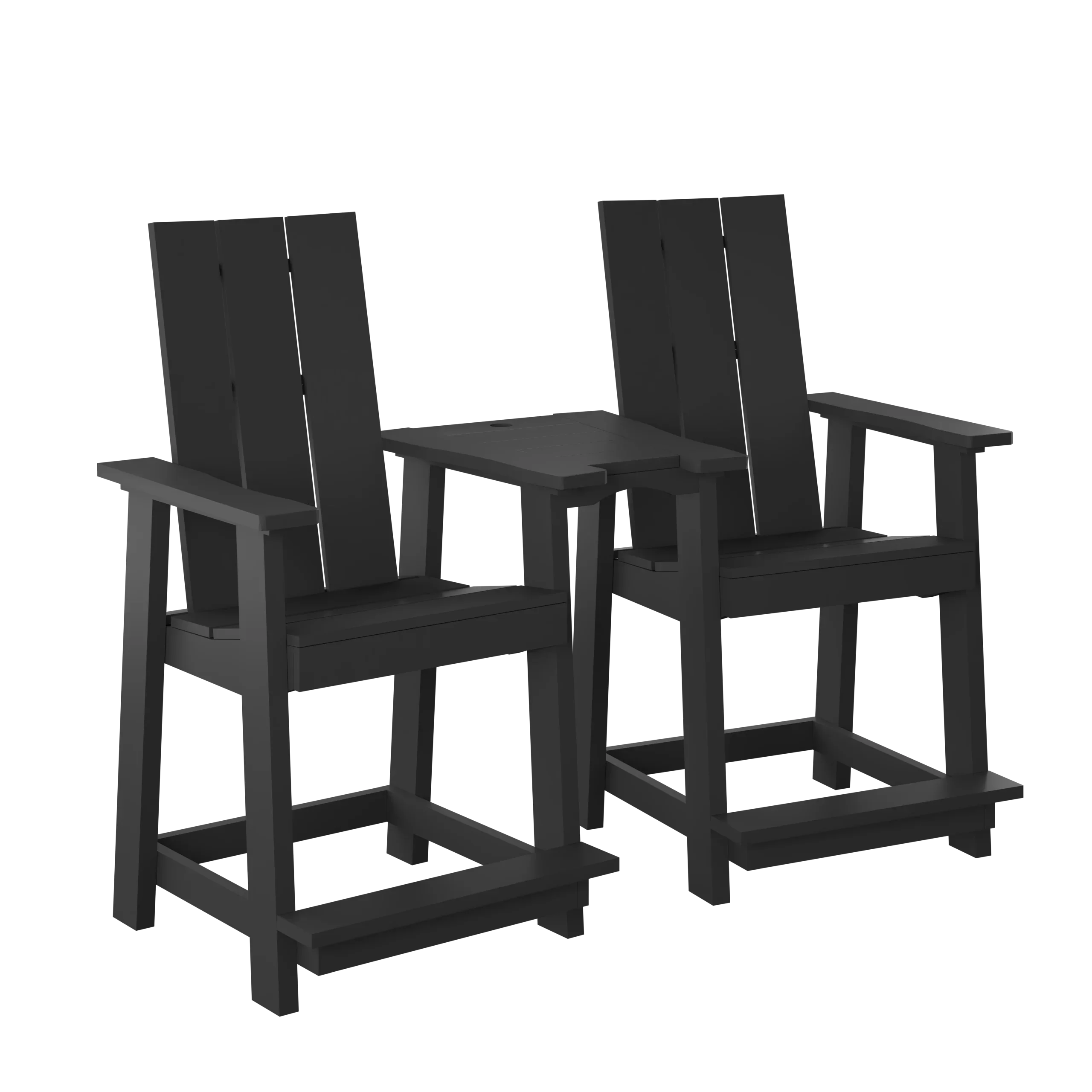Woodcraft Furniture Modern Outdoor Tete-A-Tete