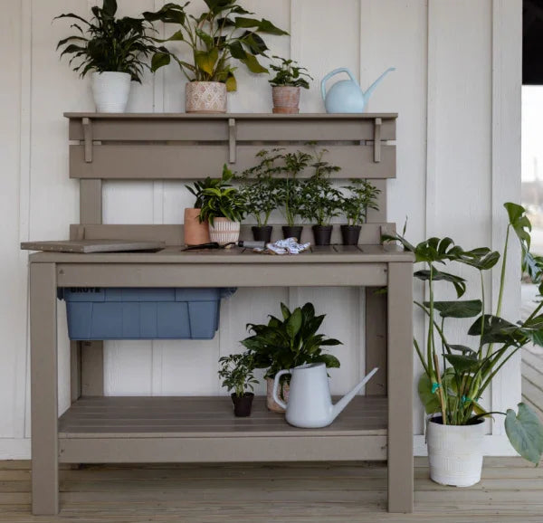 bench for potted plants Garden Outdoor Potting Bench