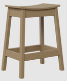 Outdoor Saddle Counter Stool