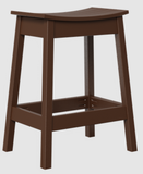 Outdoor Saddle Counter Stool