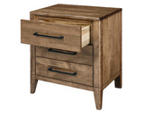 Sandalwood 3 Drawer Nightstand