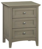 Mckenzie 3 Drawer Nightstand - Woodcraft Furniture 