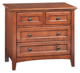 Mckenzie 4 Drawer Nightstand - Woodcraft Furniture 