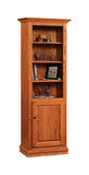 Traditional 24" by 72" Bookcase with Door