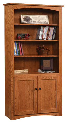 Shaker 36" by 72" Bookcase with Doors