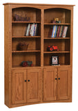 Shaker 48" by 72" Bookcase with Doors