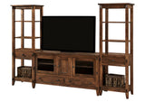 Maple Open Tower Wall Unit - 108" Wide