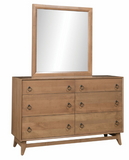 Allentown 6 Drawer Dresser - Woodcraft Furniture 