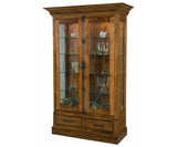 Barstow Curio - Woodcraft Furniture 