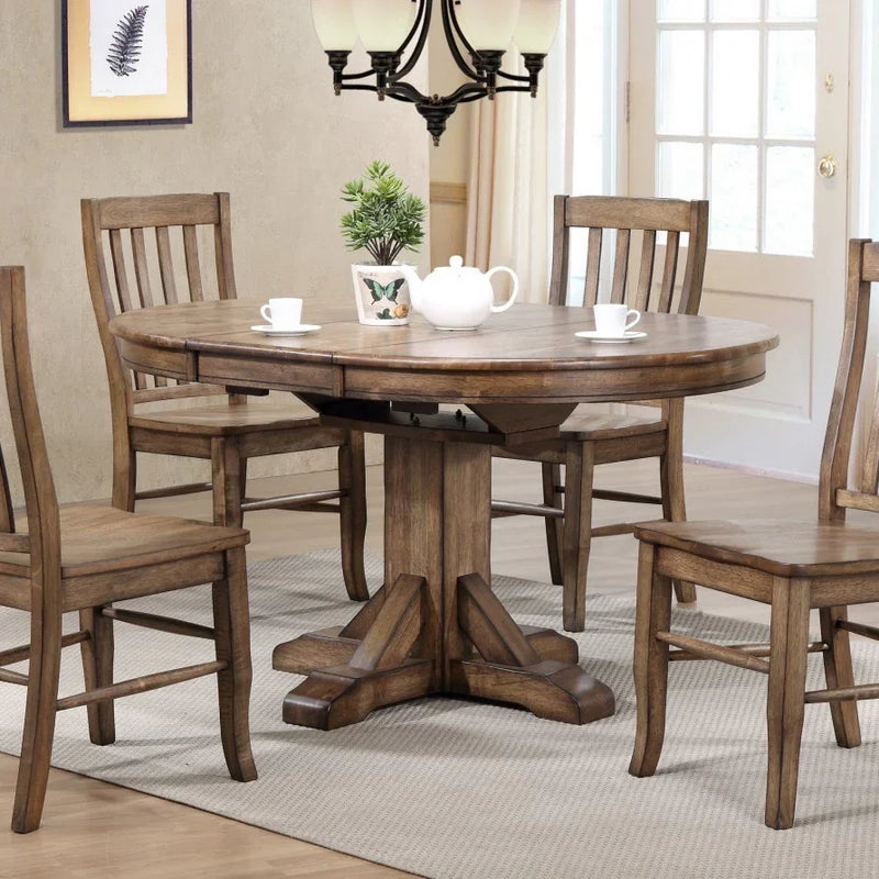 Carmel Pedestal Table Set - Woodcraft Furniture