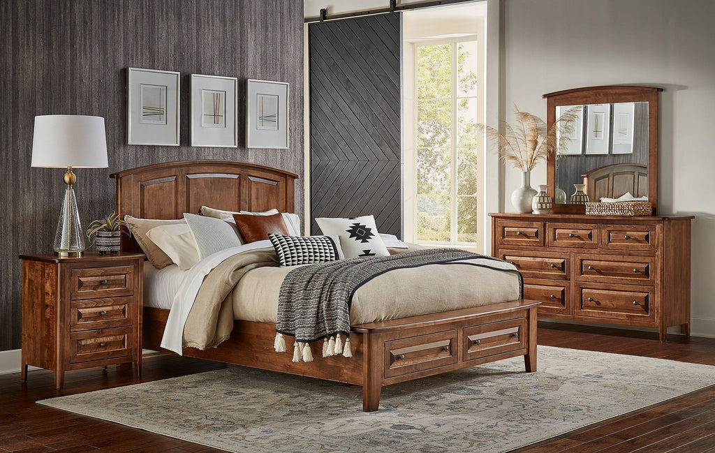 Carson Arched Panel Bed