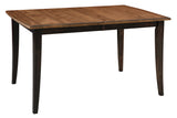 Chelsea Leg Table 36" by 54" with two leaves