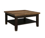 Plank Contemporary Square Coffee Table - Woodcraft Furniture 