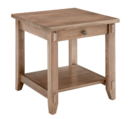 Maple End Table - 22" Wide