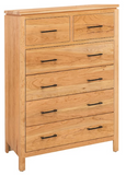 Maverick 6 Drawer Chest - Woodcraft Furniture 